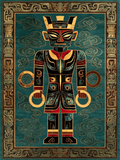 Ancient Totem Guardian Rug