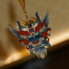 Sea Spirit Visage · Daipithy Lacquer Chest Pendant