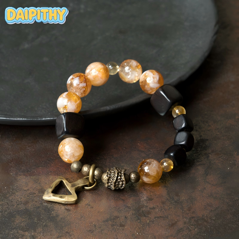 Dai Era - Earth Series Citrine & Ebony Bracelet