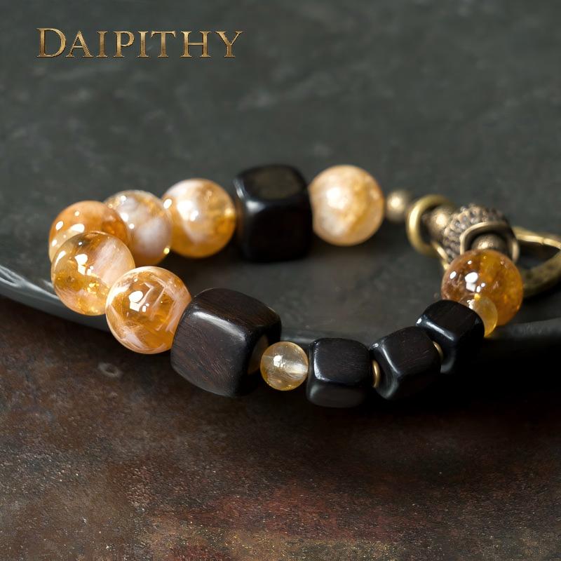 Dai Era - Earth Series Citrine & Ebony Bracelet
