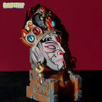 Harmony Guardian Spirit Visage Pure Copper Lacquer Pendant