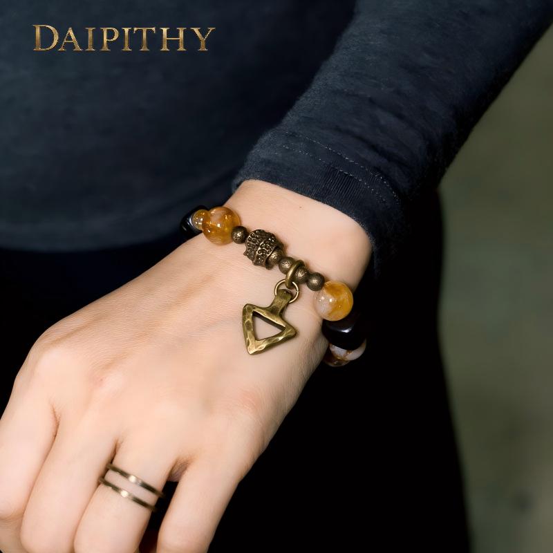 Dai Era - Earth Series Citrine & Ebony Bracelet