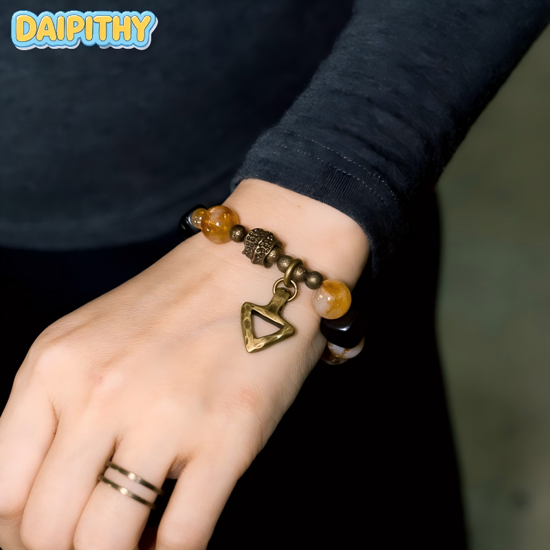 Dai Era - Earth Series Citrine & Ebony Bracelet