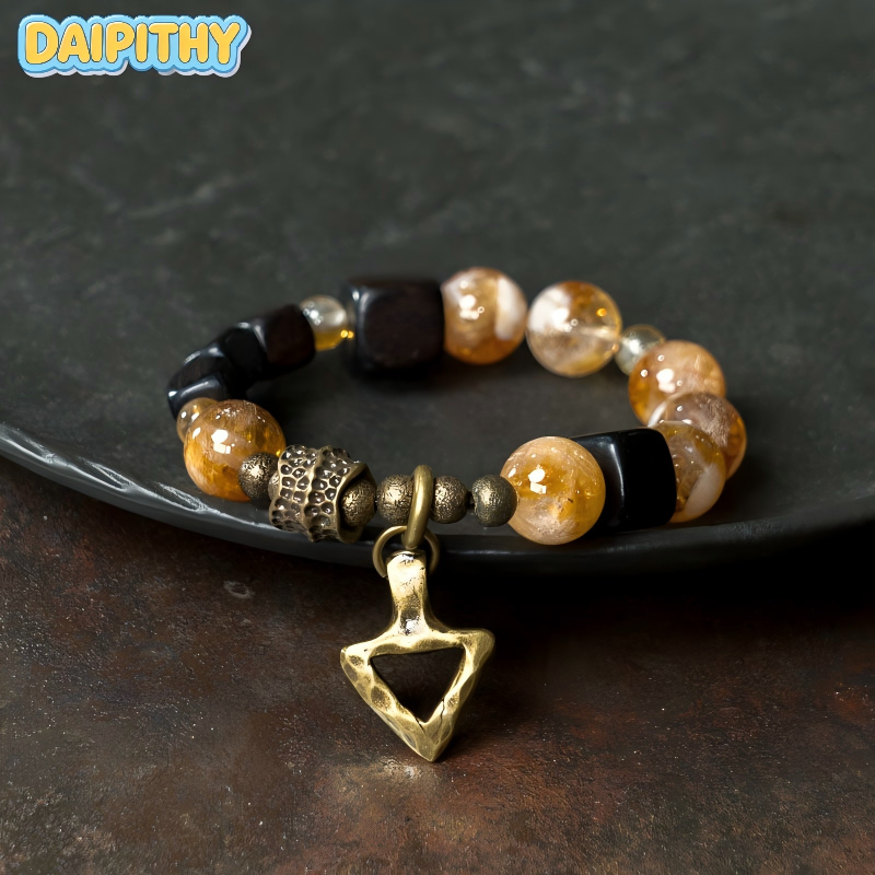 Dai Era - Earth Series Citrine & Ebony Bracelet