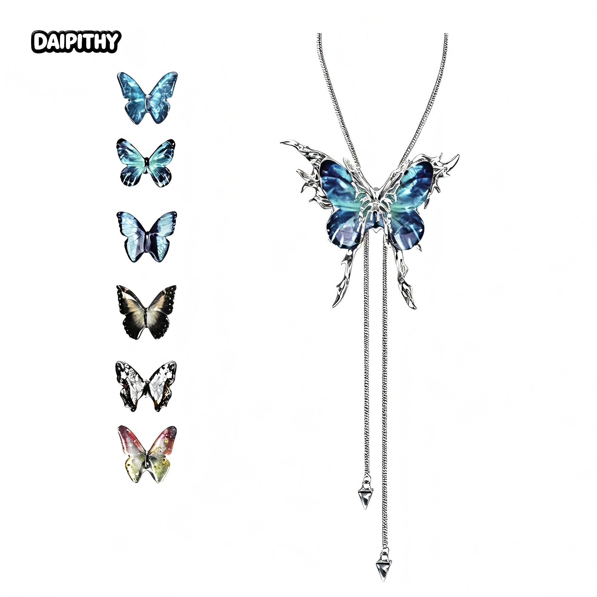 Daipithy | Pithy Mythology Artifact -Spirit Butterfly Necklace