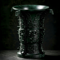 Ancient He Zun Bronze Vessel – Lost-Wax Cast Chinese Collectible Art