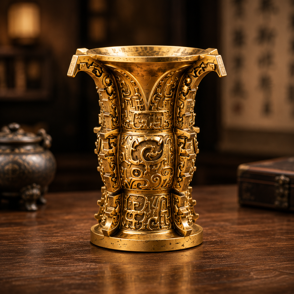 He Zun Bronze Ritual Vessel The Earliest Symbol of China