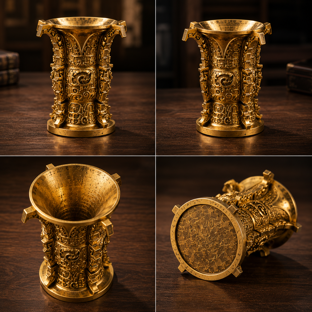 He Zun Bronze Ritual Vessel The Earliest Symbol of China