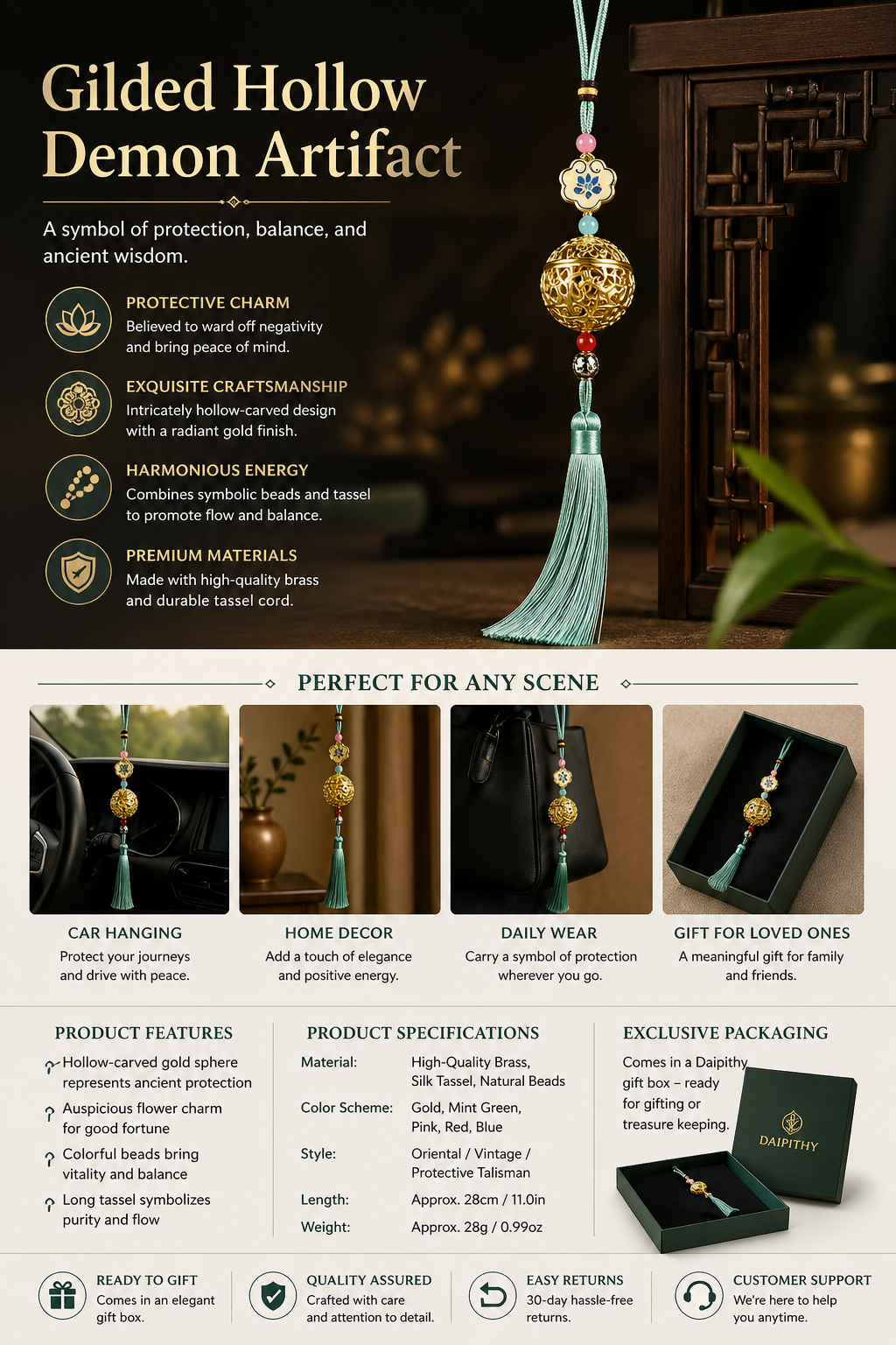 Daipithy | Pithy Mythology Artifact -Demon Origin Pearl · Gilded Hollow Demon Artifact