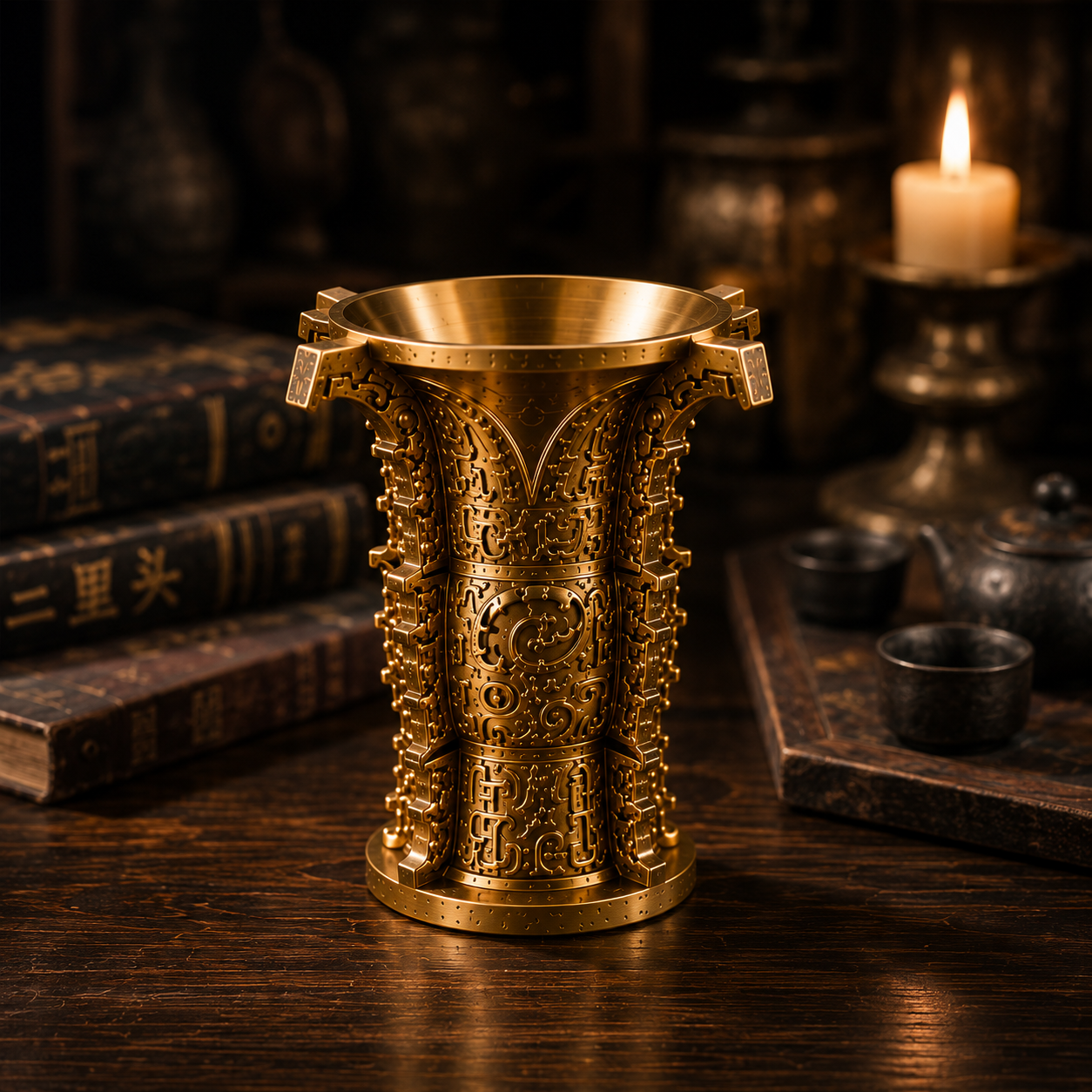 He Zun Bronze Ritual Vessel The Earliest Symbol of China