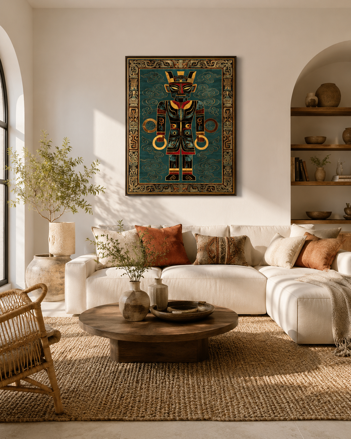 Ancient Totem Guardian Rug