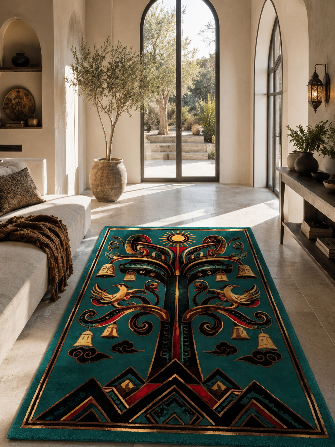 Tree of the Divine Realm Inspired by  Legendary Sanxingdui Bronze Tree