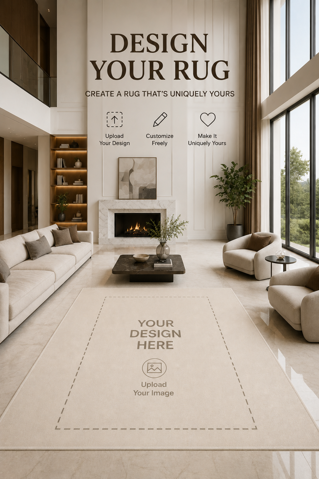 Custom Rugs & Wall Art — Upload Your Design, Make It Uniquely Yours