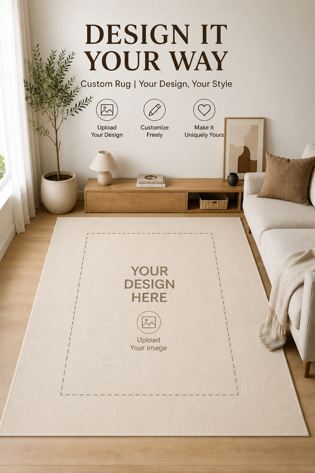 Custom Rugs & Wall Art — Upload Your Design, Make It Uniquely Yours