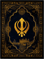 The Sacred Khanda – Sikh Heritage Art Tapestry | A Tribute to Faith, Courage & Unity