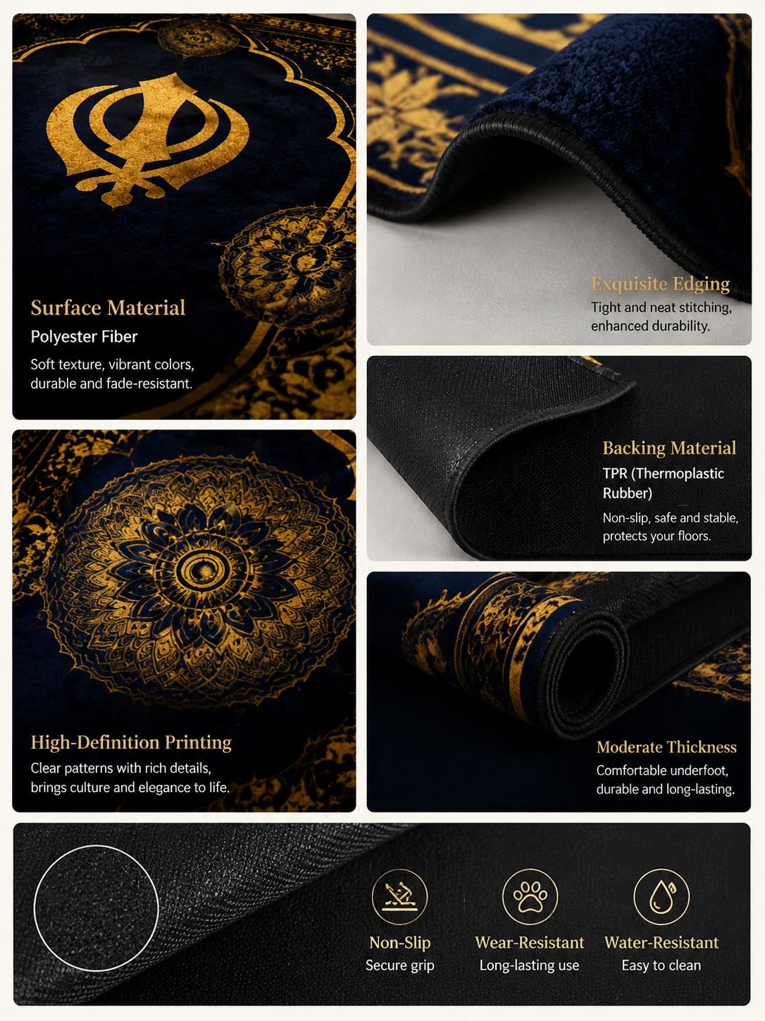 The Sacred Khanda – Sikh Heritage Art Tapestry | A Tribute to Faith, Courage & Unity