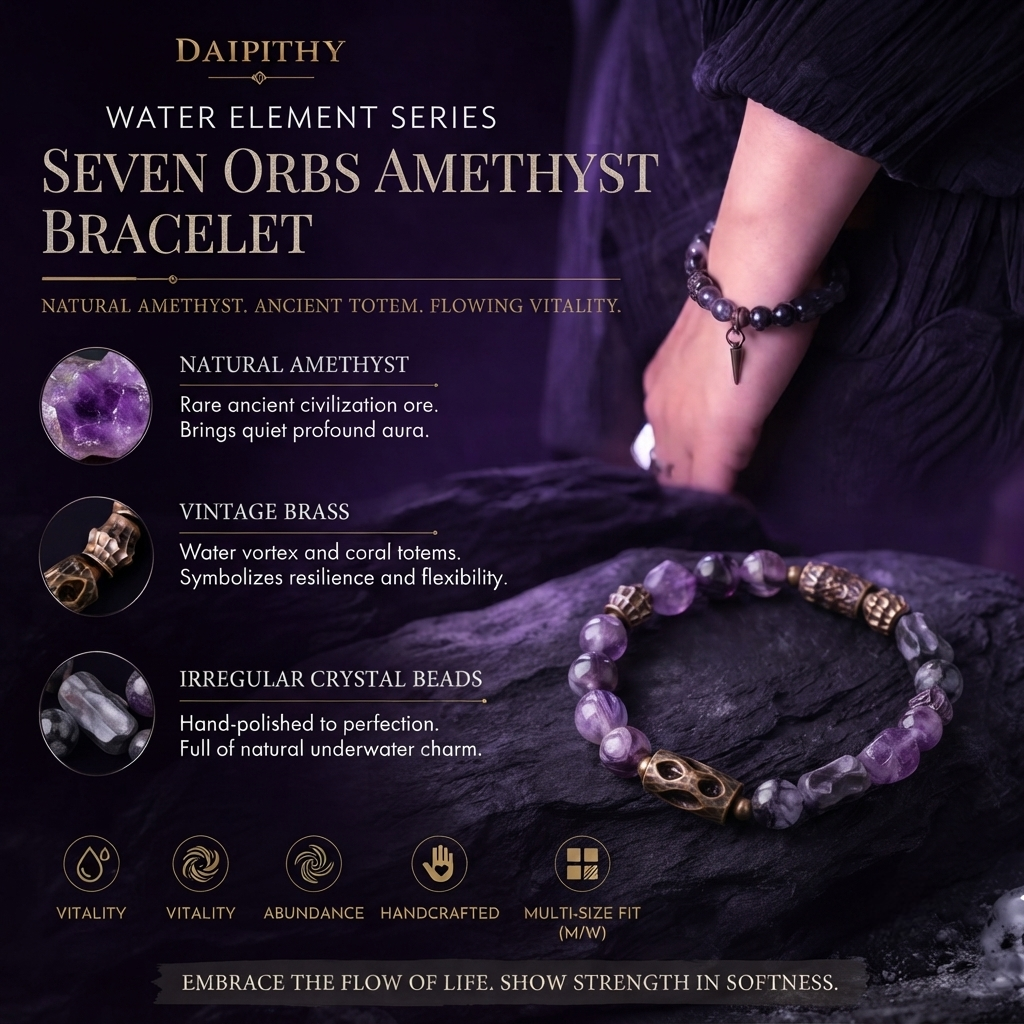 Dai Era - Water Series Amethyst Bracelet