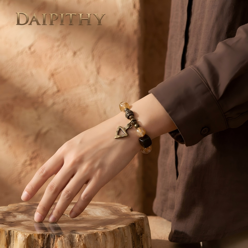 Dai Era - Earth Series Citrine & Ebony Bracelet