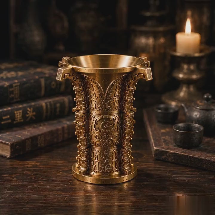 He Zun Bronze Ritual Vessel The Earliest Symbol of China