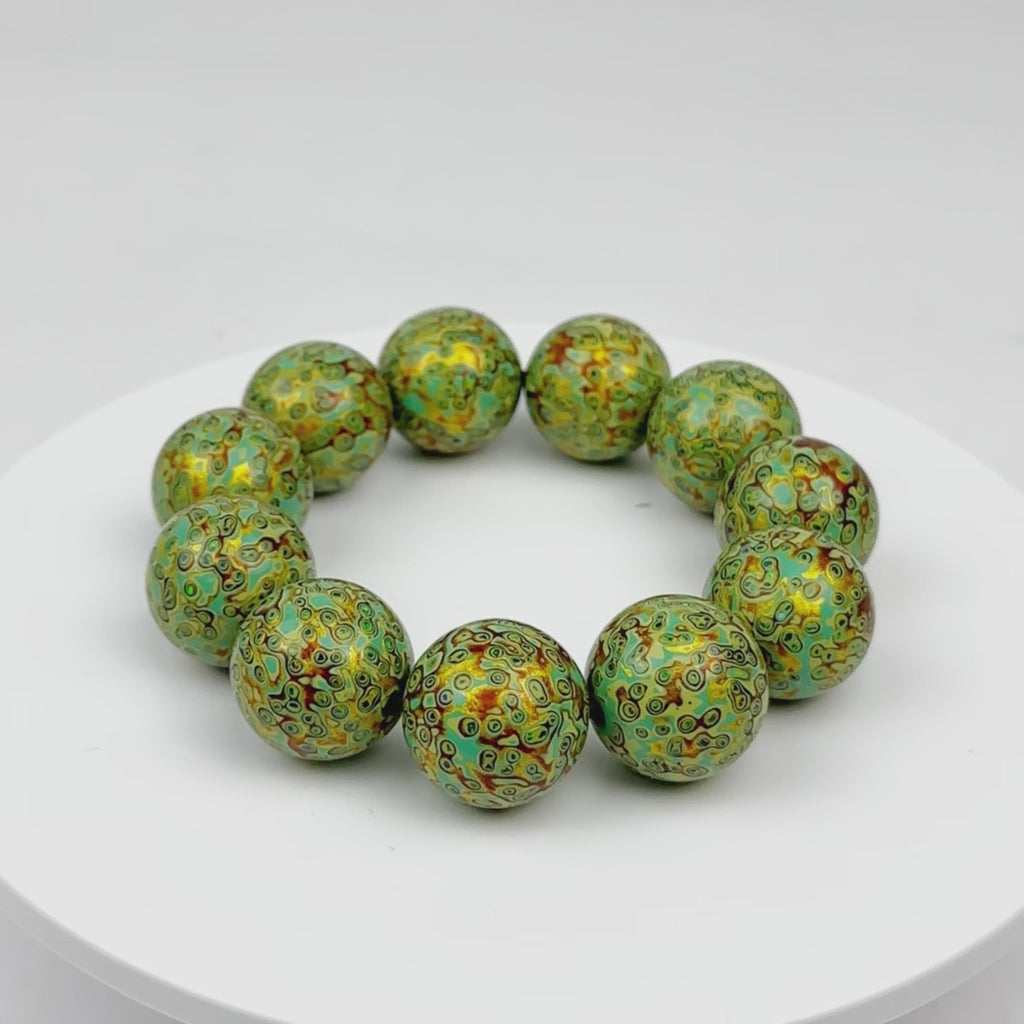 Wood Orb Bracelet