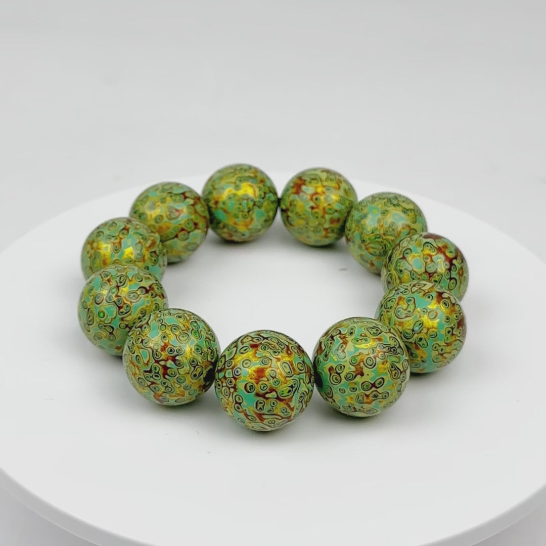 Wood Orb Bracelet